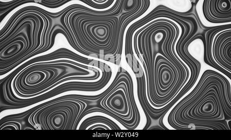 Abstract Paint Black and White Stock Photo