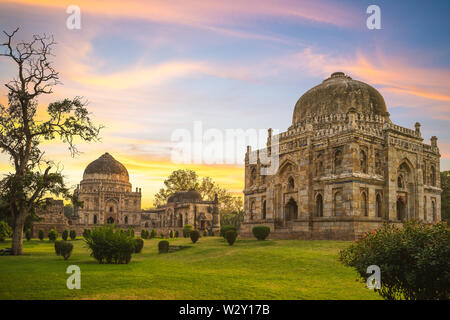 India, Delhi, Bara Gumbad Masjid (Bara Gumbad Mosque), Arch With Carved ...