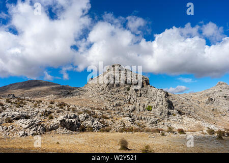 The sierra de las Nieves natural park in the province of Malaga, Andalucia Stock Photo