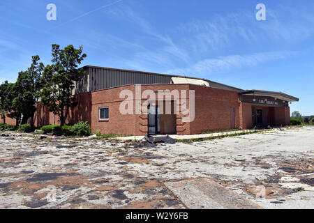 Tornado damage that occurred on May 27, 2019 in the Dayton, Ohio vicinity Stock Photo