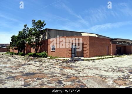 Tornado damage that occurred on May 27, 2019 in the Dayton, Ohio vicinity Stock Photo