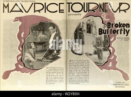 Maurice Tourneur The Broken Butterfly 2 Film Daily 1919 Stock Photo