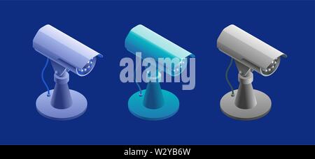 CCTV Camera Stock Vector