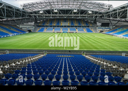 Inside of the Astana-arena stadium. Astana, Kazakhstan Stock Photo