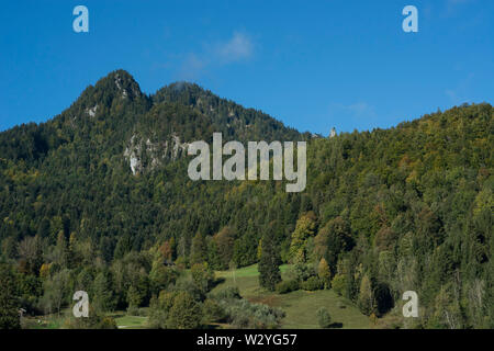 Autumn In Alps. Image Of The Bavarian Alps With Parish Church Of St ...