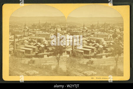 North Adams, Mass, by Kilburn, B W (Benjamin West), 1827-1909 Stock Photo