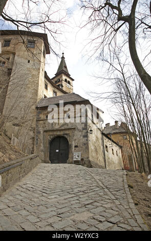 Orava Castle - Oravsky hrad in Slovakia Stock Photo