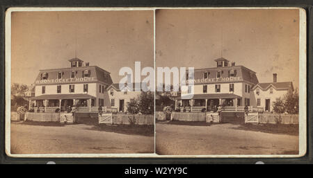 Ocean View Hotel, Block Island, RI, by H Q Morton Stock Photo