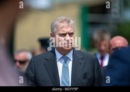 Harrogate. United Kingdom. 11 July 2019. HRH The Duke of York at the Great Yorkshire Show. Credit Elli Birch/SIP photo agency/Alamy live news. Stock Photo