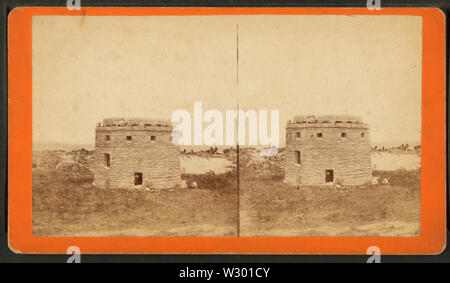 Old Spanish Fort, Tybee (Island), Ga, by Ryan, D J, 1837- Stock Photo