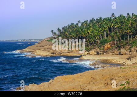 Beautiful hidden coast at Dorado Puerto Rico ('A Perfect Getaway Movie Scene place) Stock Photo