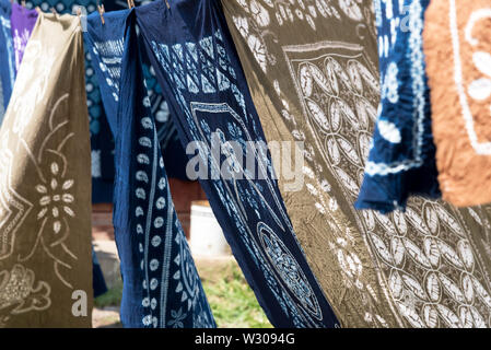 Typical Chinese batik. Yunnan, China Stock Photo