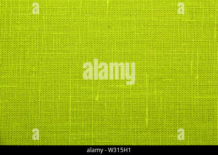 green hessian sack cloth texture, Background for design. Stock Photo