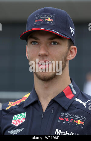 Pierre Gasly (Aston Martin Red Bull Racing) RD15 car, seen in action ...