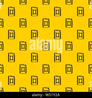 Flask for gasoline pattern vector Stock Vector