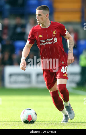 Birkenhead, UK. 11th July, 2019. Ryan Kent of Liverpool during the Pre-Season Friendly match between Tranmere Rovers and Liverpool at Prenton Park on July 11th 2019 in Birkenhead, England. (Photo by Tony Taylor/phcimages.com) Credit: PHC Images/Alamy Live News Stock Photo