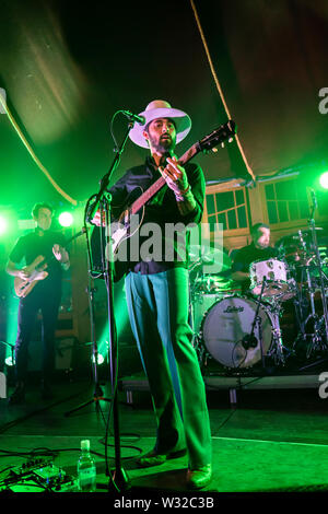 Bergen, Norway - June 12th, 2019. The American singer and songwriter Ryan Bingham performs a live concert during the Norwegian music festival Bergenfest 2019 in Bergen. (Photo credit: Gonzales Photo - Jarle H. Moe). Stock Photo