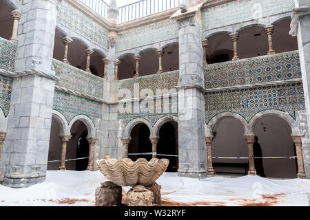 Palace of Pena located in Sintra, Portugal Stock Photo