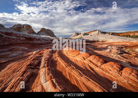 Dragon's Tail at White Pocket in Vermillion Cliffs National Monument, Arizona, United States of America Stock Photo