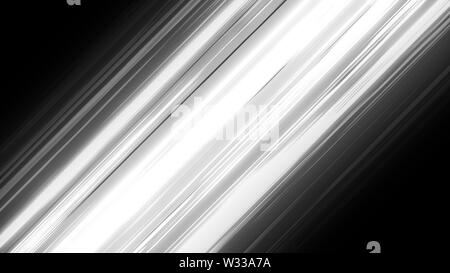 Speed Black and White 3d illustration abstract anime background. Stock Photo