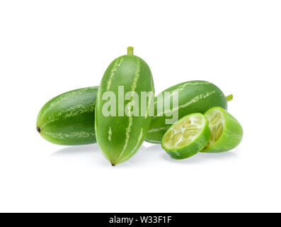 Ivy gourd, Coccinia grandis, Family Cucurbitaceae from central of Thailand Stock Photo