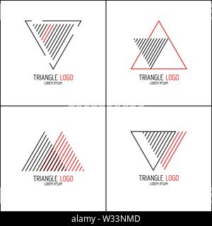 Simple and stylish collection of modern logos and illustrations Stock ...