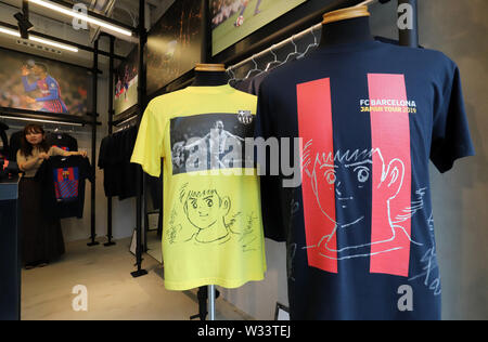 サッカー・フットサル FC BARCELONA JAPAN TOUR 2019 Tシャツ