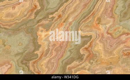 Multicolor Onyx tile with green and orange weaves. Background texture for design. Stock Photo