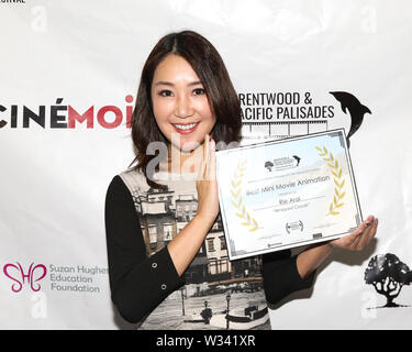 Brentwood & Pacific Palisades International Film Festival at the Landmark Theatre in Los Angeles, California on June 10, 2019 Featuring: Rie Arai Where: Los Angeles, California, United States When: 10 Jun 2019 Credit: Sheri Determan/WENN.com Stock Photo