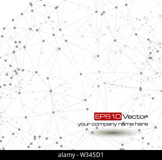 Technology and communication background. Vector illustration Stock Vector