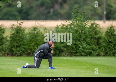 Opalenica, Poland. 12th July, 2019. OPALENICA, 12-07-2019, Dutch football, Eredivisie, season 2019/2020, trainingcamp, Vitesse assistant coach Nicky Hofs during training in Poland Credit: Pro Shots/Alamy Live News Stock Photo