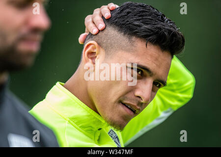 Opalenica, Poland. 12th July, 2019. OPALENICA, 12-07-2019, Dutch football, Eredivisie, season 2019/2020, trainingcamp, Vitesse player Navarone Foor during training in Poland Credit: Pro Shots/Alamy Live News Stock Photo