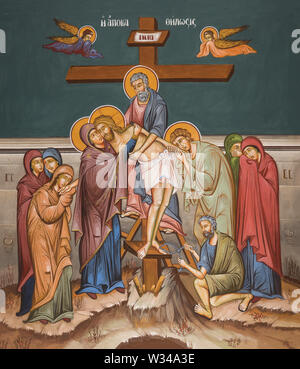 Passion of Christ: Deposition (descent from cross) and Resurrection ...