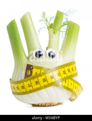 Successful weight loss with vegetables Stock Photo
