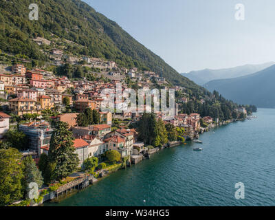 Village on Como lake in Italy. Small village of Carate Urio near Cernobbio