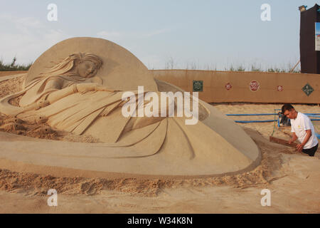 Sand Festival in Konark, Odisha, India. Stock Photo