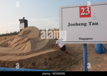 Sand Festival in Konark, Odisha, India. Stock Photo