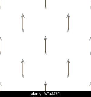 Seamless pattern with arrows on white background. Vector illustration for design, web, wrapping paper, fabric, wallpaper. Stock Vector