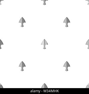 Seamless pattern with throwing knife icons. Ninja weapon. Vector illustration for design, web, wrapping paper, fabric, wallpaper. Stock Vector