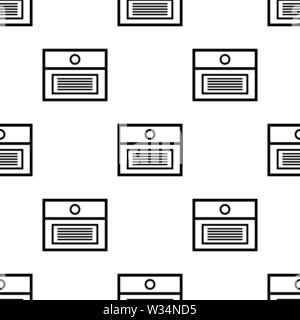 Seamless pattern with box for documents on white background. File protection, data security, safe confidential information. Vector illustration for de Stock Vector