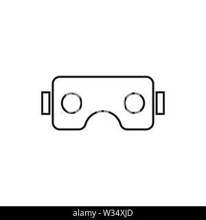 Virtual reality vr icon graphic design template Stock Vector