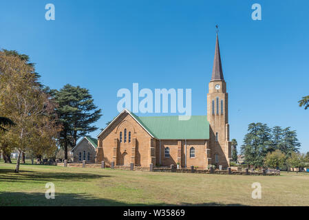 CAROLINA, SOUTH AFRICA - MAY 2, 2019: The Dutch Reformed Church, in Carolina, in the Mpumalanga Province Stock Photo