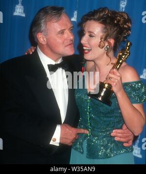 Emma Thompson Anthony Hopkins 1993 Photo By Michael Ferguson/CelebrityArchaeology.com Stock Photo