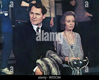 THE HIRELING 1973 Columbia Pictures film with Sarah Miles and Robert Shaw Stock Photo