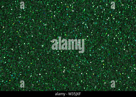 Dark green background with glitter. High quality texture in extremely high resolution. Stock Photo