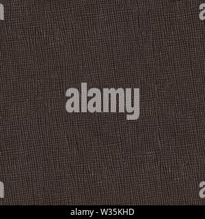 Dark brown leather texture. Seamless square background, tile ready. Stock Photo