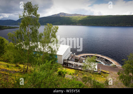 The Foyers pumped storage hydro electric power station is able to store ...