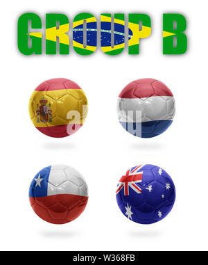 Different types of country flags as a ball. You can use this groups on yours school or business as a team. Stock Photo