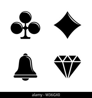 Slot Machine, Casino. Simple Related Vector Icons Set for Video, Mobile Apps, Web Sites, Print Projects and Your Design. Slot Machine, Casino icon Bla Stock Vector