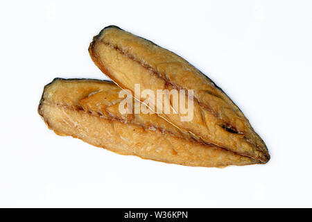 Mackerel Fillets - Responsibly sourced from the North East Atlantic. Hand filleted and gently smoked using beechwood for a subtle sweetness. Stock Photo
